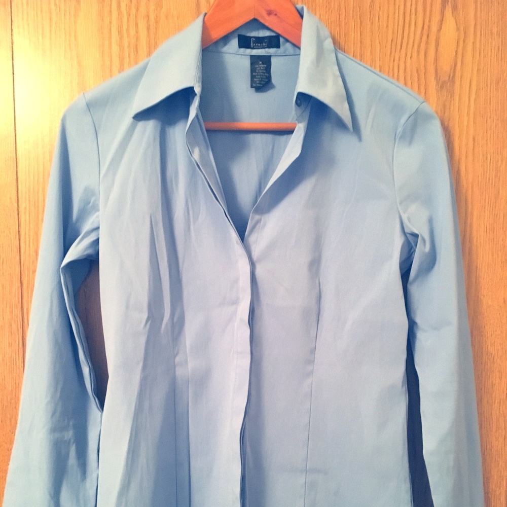 Frenchi light blue dress shirt